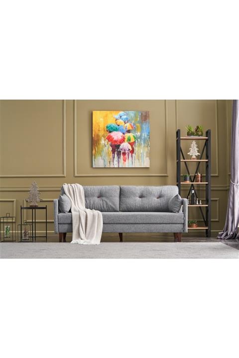 Evdebiz Comfort Yataklı Kanepe Gri