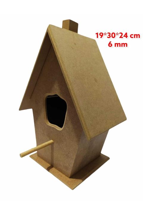 değerli hobi Ahşap Kuş Yuvası 19x30x14 6 Mm