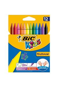 Bic Kids Plastidecor Elleri Kirletmeyen Silinebilir Pastel 12 Renk 945764