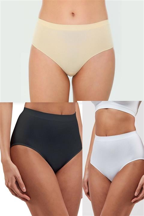Nur Home Elite Life 3'lü Yüksek Bel Toparlayıcı Slip Külot
