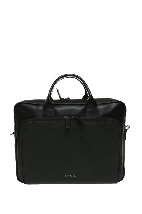 Beymen 101673227001 Gofraf Siyah Erkek Laptop Çantası