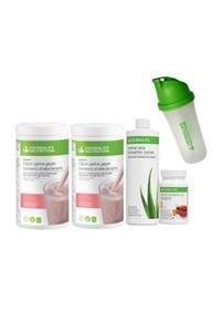 Herbalife Başlangıç Seti-20 (2 Ahududulu Shake 50g Şeftalili Çay Aleo Içecek Shaker)