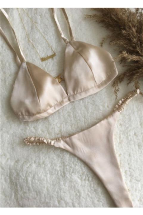 Rhea's by irem ekinci Bej Saten String