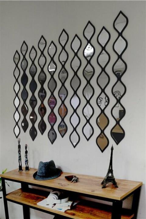 MDM Dizayn Su Damlası Dekoratif Ayna Beşli