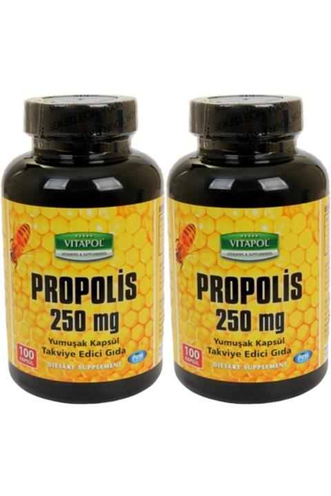 Vitapol Propolis Arı Sütü Polen 500 Mg 100 Kapsül X 2 Kutu