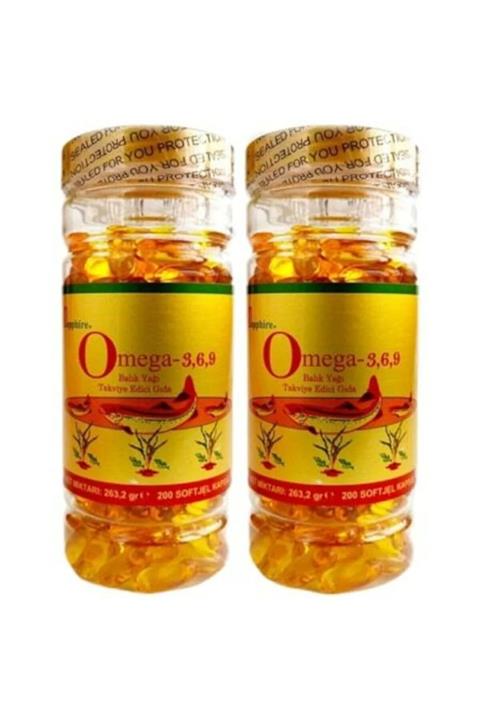 Omega Balık Yağı 200  2 Kutu 400 Kapsül