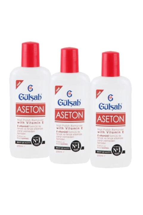 Gülşah Klasik Aseton 80 Ml X 3 Adet