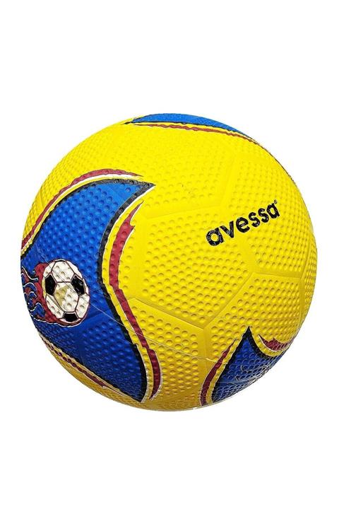 AVESSA Ftk-5 Dikişsiz Kauçuk Futbol Topu 382 Gr No5 Sarı Maç Topu Saha Topu