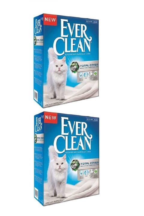 Ever Clean Total Cover Kedi Kumu 6 Lt X 2 Adet