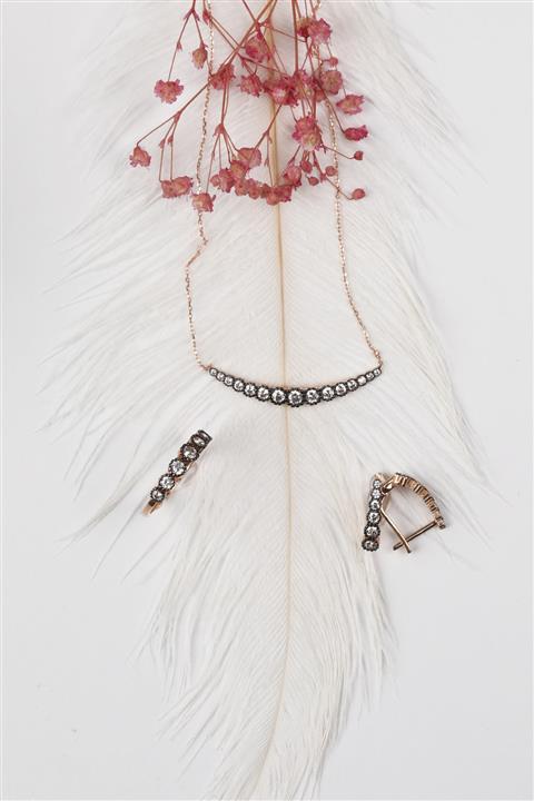 Kolyecik 14 Ayar Altın Eskitme Su Yolu Altın Takım