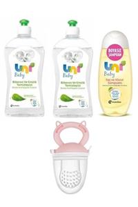 Uni Baby Temizleyici 500 ml *2+Günlük Kullanıma Uygun Şampuan+Meyve Süzgeci Pembe