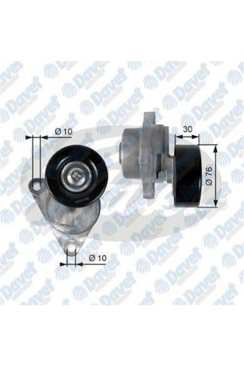 GATES Alternator Gergı Rulmanı Kutuklu Aveo Kalos Lacettı Nubıra Cruze 1.6 16v 1997