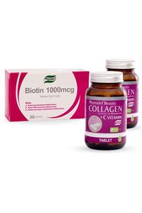 Phytodef Beauty Kollajen + Vitamin C x 2 Adet - Biotin 30 Kapsül x 1 Adet