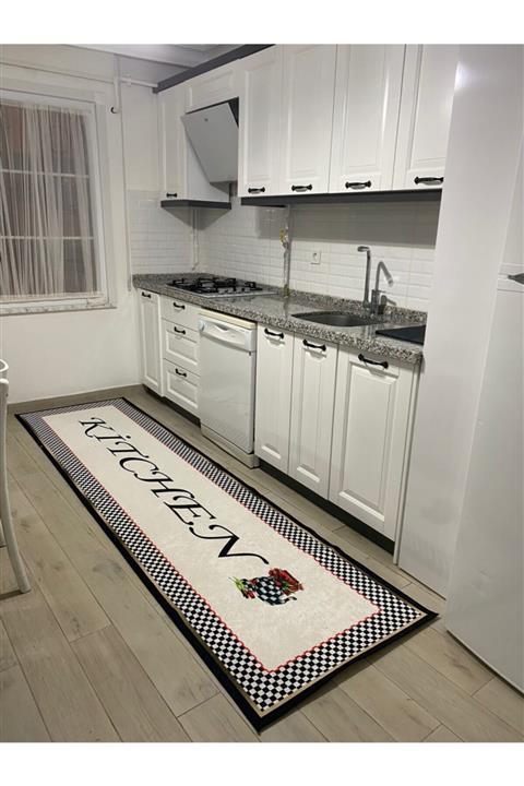 duzgunhome Yıkanabilir Mutfak Halısı