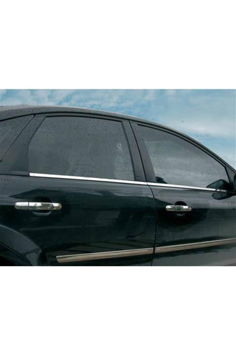 Niken Fiat Linea Cam Alt Çıtası Krom Nikelaj 8 Parça