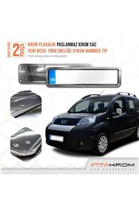 İntachrom Peugeot Bipper Krom Plakalık - Hummer Tip 2 Adet