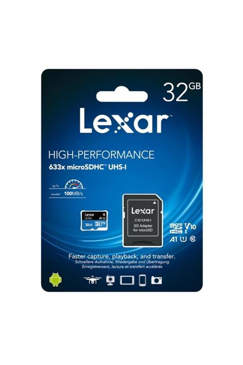 Lexar 32gb Micro Sd Class 10 Hafıza Kartı Uhs-ı 633x 100mb/20sn