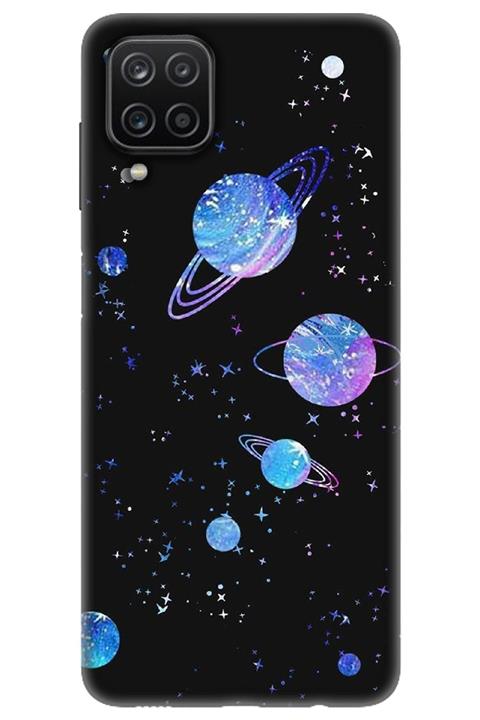 Samsung Galaxy A12 Kılıf Hd Baskılı Kılıf - Samanyolu Galaksi