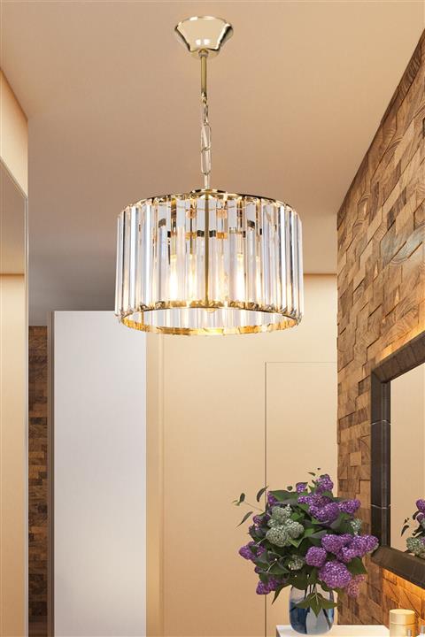 Gloria Vina Kristal Tekli Avize