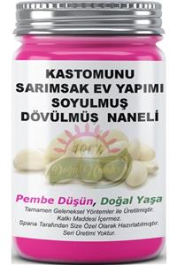 SPANA Kastomunu Sarımsak Soyulmuş Dövülmüş Naneli Ev Yapımı Katkısız 330 gr