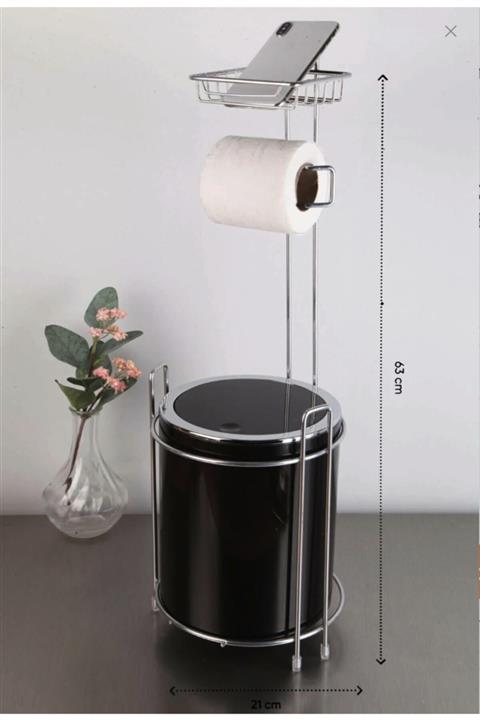 LAMİCTEL Wc Kağıtlık Yedekli Ve Çöp Kovası