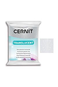 Cernit Translucent (transparan) Polimer Kil 56g 080 Glitter Silver