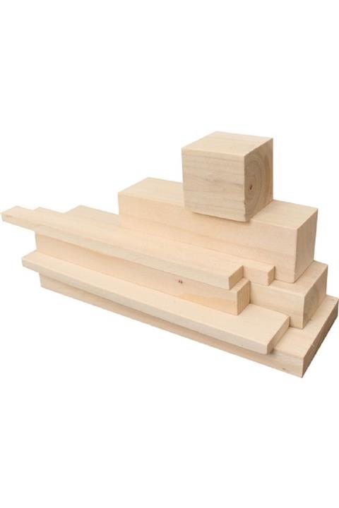 iAhşap Çin Kavağı Çıta, Taslak, Tahta Ve Kereste (1x3x50 Cm)(40adet)