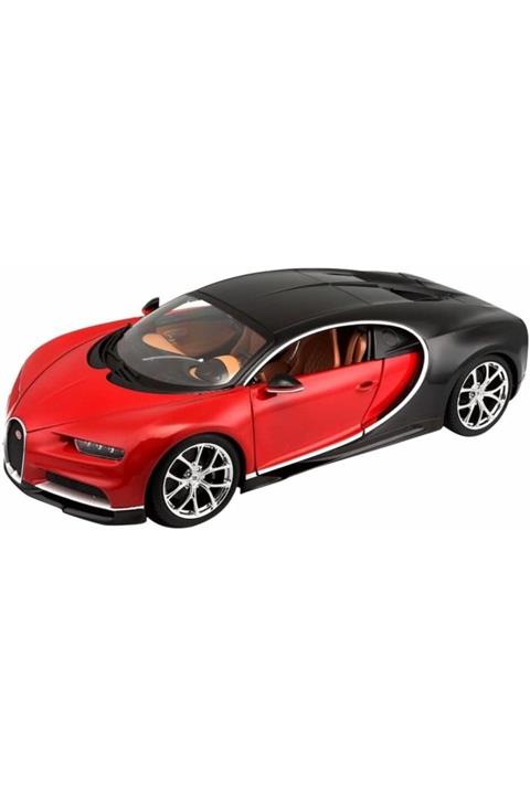 Burago Kırmızı 1:18 Bugatti Chiron Model Araba