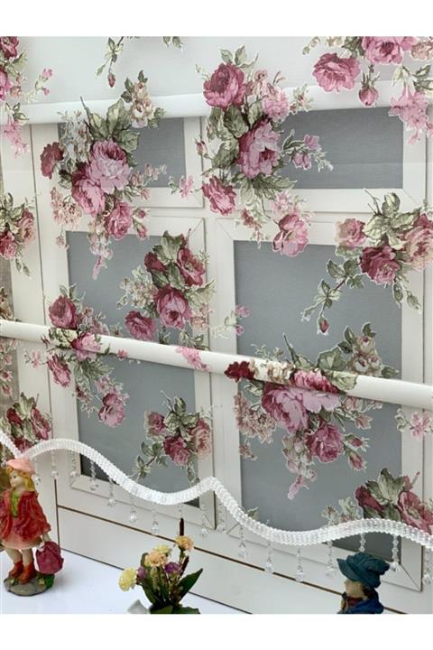 YAZAR HOME Kalite Boncuklu Çift Mekanizmalı Zebra Stor Perde - 3547