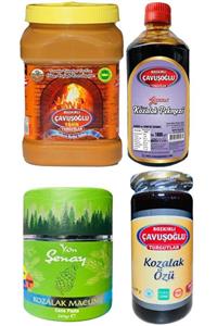 Bozkırlı Çavuşoğlu Odun Ateşinde Kepekli Bozkır Tahini 930g + Kozalak Seti