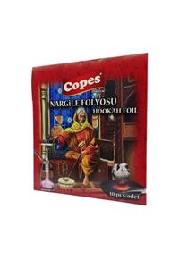 COPES Hazır Kesilmiş 40 Micron Ateşe Dayanıklı Nargile Folyosu (10'lu)