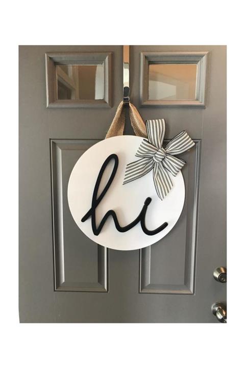 Enissimo Hi Kapı Süsü Selam Kapı Çelenk Dekoratif