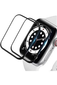 Apple Watch 7 45mm Uyumlu Ekranı Tamamen Kaplayan 5d Pet Ekran Koruyucu