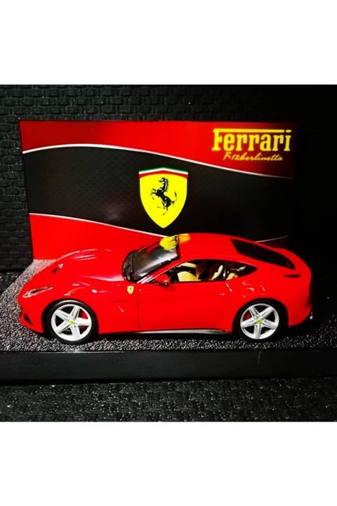 Burago Ferrari F-12 Berlinetta Sergileme Standı Ile Birlikte Diecast Model Metal Araba