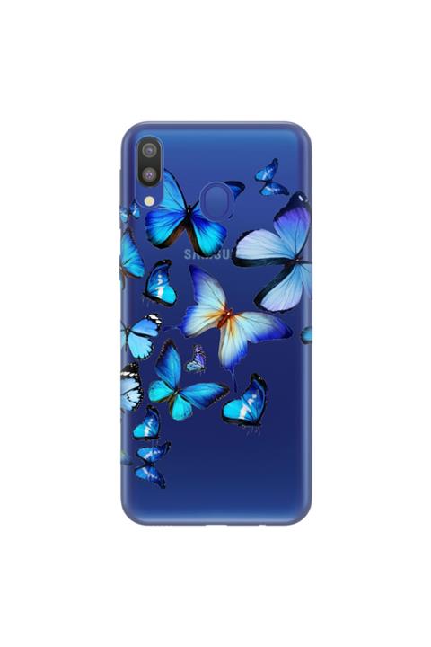 Samsung Galaxy A20 A30 Pure Modern Desenli Silikon Kılıf 2d Kelebekler
