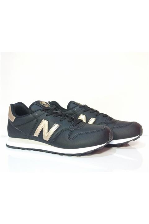 New Balance 500 Kadın Siyah Deri Spor Sneaker Ayakkabı Gw500tgbv2