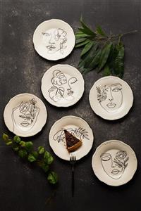 Karaca Face 6 Kişilik Pasta Takımı