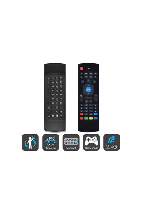 Gomax T1 2.4ghz Air Mouse Kablosuz Klavye Uzaktan Kumanda