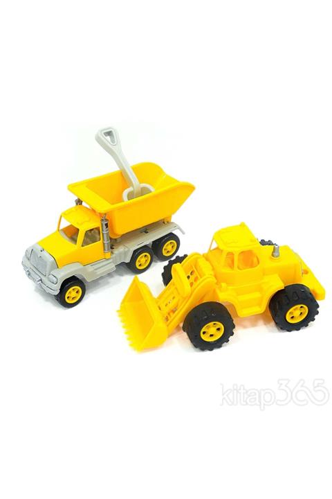 HETicaret İnşaat Araçlarım Orta Boy 2'li Kamyon Kepçe Set