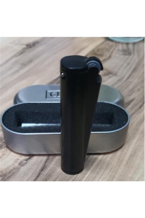 AKINSTORE Siyah Benzinli Metal Çakmak