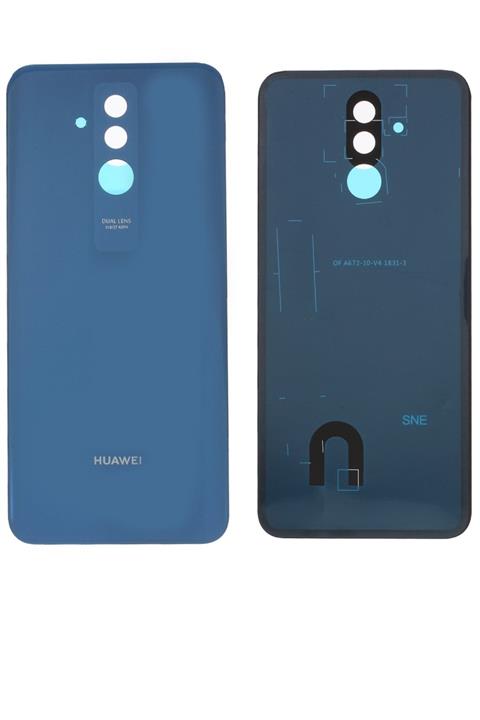 Huawei Huaweı Mate 20 Lite Arka Pil Batarya Kapağı Cam Mavi