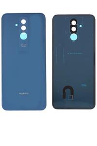 Huawei Huaweı Mate 20 Lite Arka Pil Batarya Kapağı Cam Mavi
