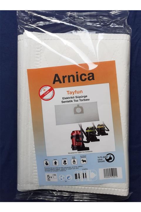 Arnica Tayfun Süpürge Toz Torbası Bez 5 Adet