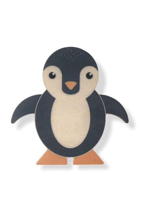 dodido wooden toys Penguen Çocuk Odası Duvar Süsü