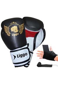 Liggo Çocuk Boks Eldiveni Boks Bandajı Kick Boks Muay Thai Eldiveni