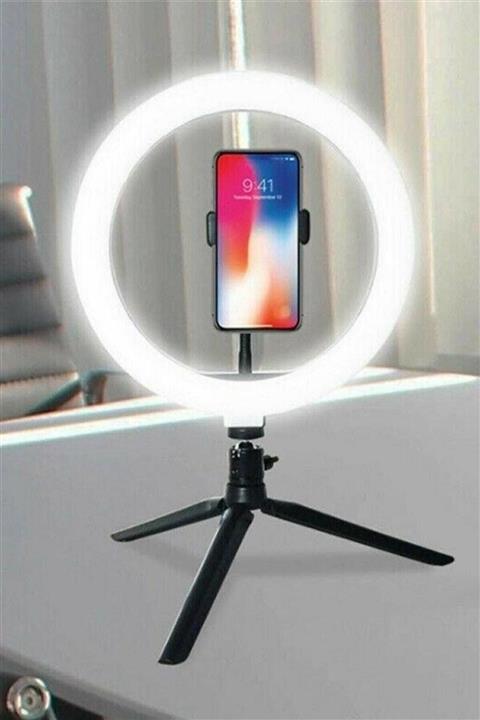 sonx 8inç 20cm Youtube Instagram Tiktok Selfie Stüdyo Video Fotoğraf Ring Light Tripod Led Halka Işık