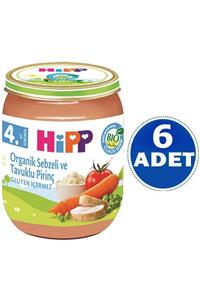 Hipp Kavanoz Organik Sebzeli Ve Tavuklu Pirinç 125 Gr 6 Adet