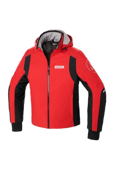 Spidi Kırmızı Hoodıe Armor Ceket  H2out