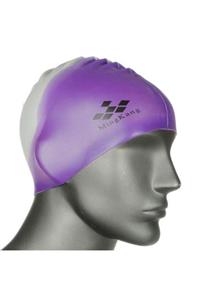 MİNG KANG Unisex Mor Silicone Yüzücü Bone Swem Cap