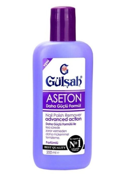Gülşah Aseton Renkli Mor Parfümlü No 1 200 ml